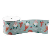  Snowy Christmas Aesthetic Pattern- Winter Design Grosgrain Lint (Spoel)