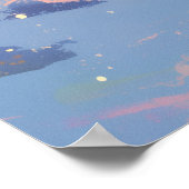 Snowy Christmas Church Scene Poster (Hoek)