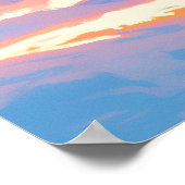 Snowy Christmas Church Scene Poster (Hoek)