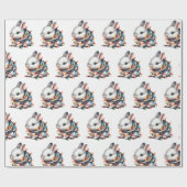 Snowy Christmas Critters Cadeaupapier (Vlak)