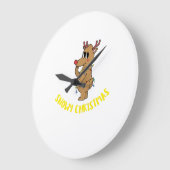 SNOWY CHRISTMAS GROTE KLOK (Hoek)