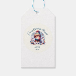 Snowy Christmas Magic Cadeaulabel