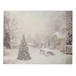 Snowy Christmas Morning Notitieblok