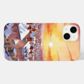 Snowy Christmas Morning Sunrise Case-Mate iPhone Case (Achterkant (horizontaal))