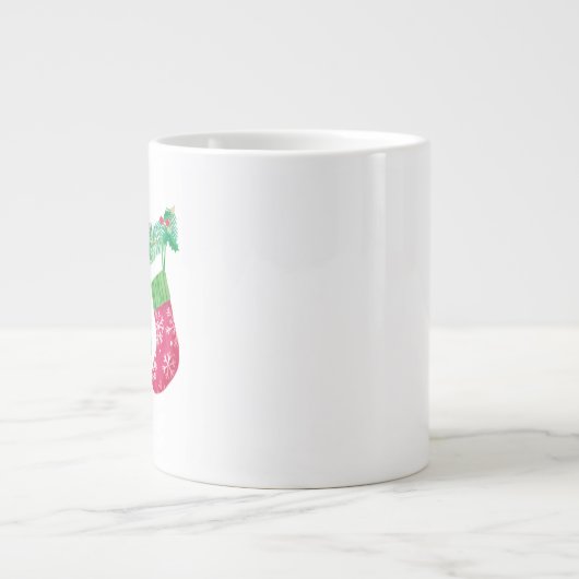 Snowy Christmas Mug – Winter Wonderland Cocoa & Co Grote Koffiekop (Voorkant)