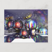 Snowy Christmas Night kaart (Voorkant)