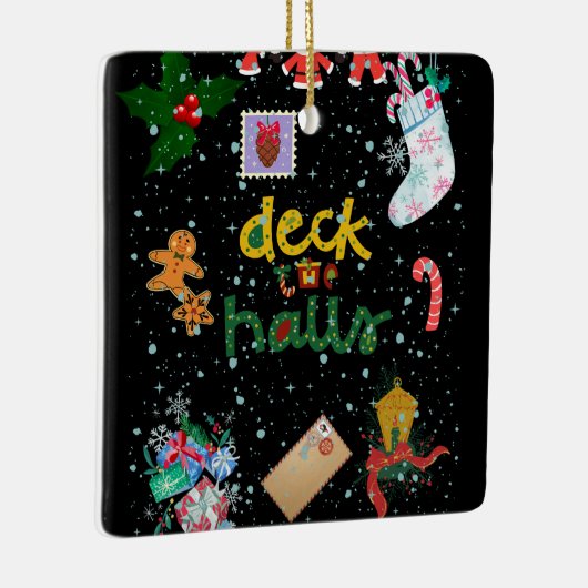 Snowy Christmas Night Ornament (Rechts)