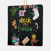 Snowy Christmas Night Ornament (Links)