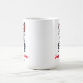 Snowy Christmas Santa Schattigee Sneeuw Leopard Cu Koffiemok (Center)