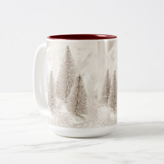 SNOWY CHRISTMAS TREES CHRISTMAS MOK (Voorkant links)