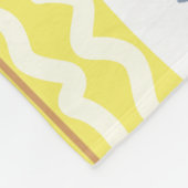 Snowy Christmas Village Pattern Fleece Deken (Hoek)