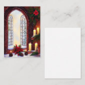 Snowy Church window budget mini Kersti Notitiekaartje (Voorkant / Achterkant)