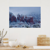 Snowy Coffee Pot Rock 2736 Poster (Keuken)