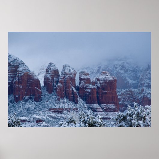 Snowy Coffee Pot Rock 2736 Poster (Voorkant)