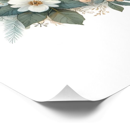 Snowy Cottage Glow Scene Perfect Poster (Hoek)