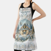 Snowy Cottage Glow Scene Schort (Insitu)