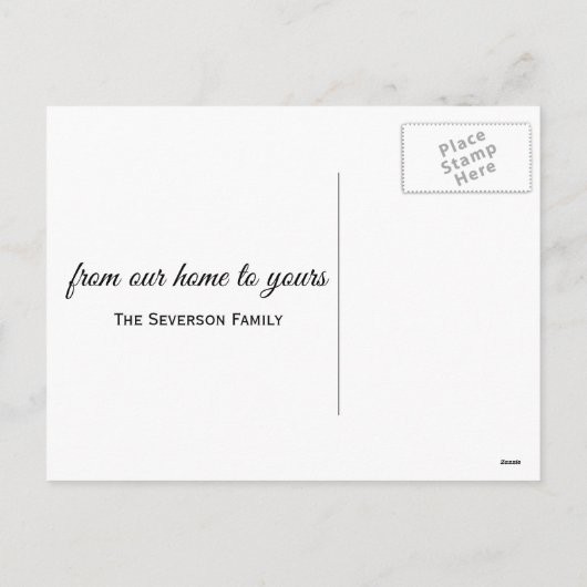 Snowy Country Barn Prettige feestdagen (Achterkant)