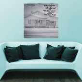 Snowy Country Church Scripture Poster