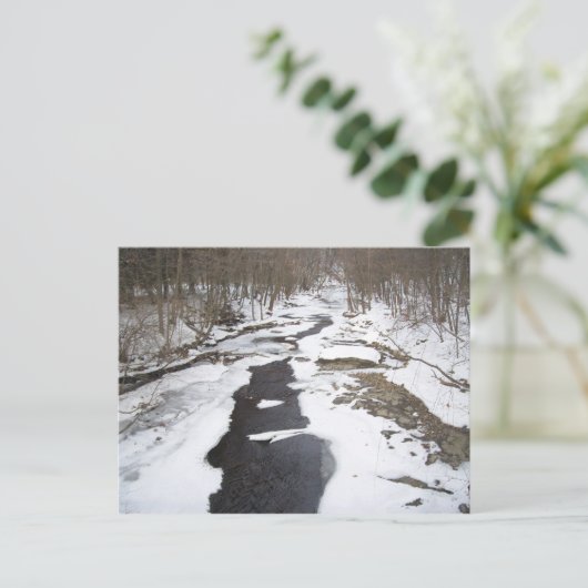 Snowy Creek Briefkaart (Staand voorkant)