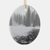 Snowy Creek Photo Ornament (Rechts)