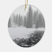 Snowy Creek Photo Ornament (Links)