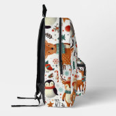 Snowy Critters Print Rugzak (Links)