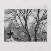 Snowy Cross Briefkaart (Voorkant)