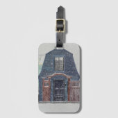 Snowy Day Bagagelabel (Voorkant (verticaal))