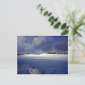 Snowy Day Briefkaart (Staand voorkant)