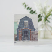 Snowy Day Briefkaart (Staand voorkant)