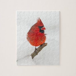 Snowy Day Cardinaal Legpuzzel