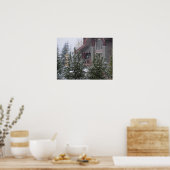 Snowy Day in Whistler, BC Poster (Keuken)