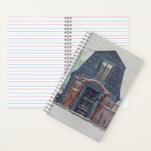 Snowy Day Notitieboek (Binnen)