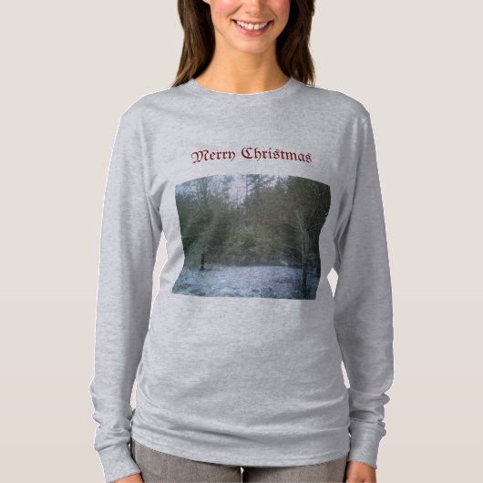 Snowy Day T-shirt (Voorkant)