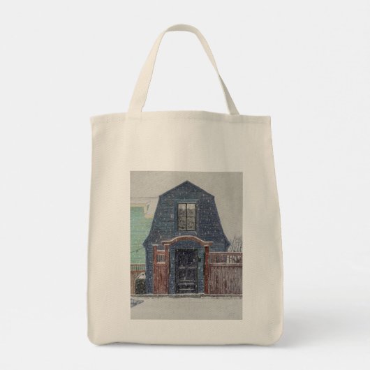 Snowy Day Tote Bag (Achterkant)
