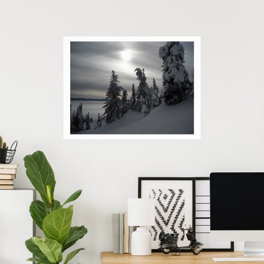 Snowy Days Poster (Thuiskantoor)
