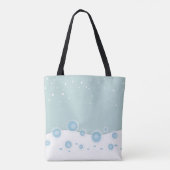 Snowy Deer Tote Bag (Achterkant)