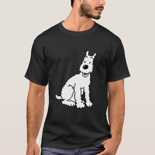 Snowy dog Tin Tin Classic T-shirt (Voorkant)
