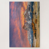 Snowy Dolomite Mountains Herfst Sunset Travel Ital Legpuzzel (Verticaal)