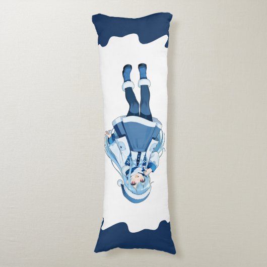 Snowy Dream Anime Lichaamskussen (Voorkant Verticaal)