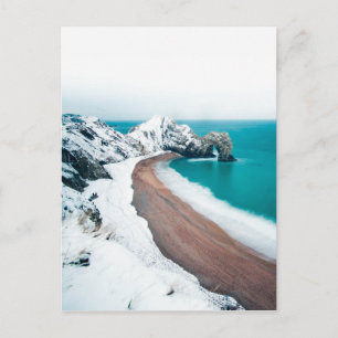 SNOWY DURDLE DEUR, LULWORTH, DORSET, VK BRIEFKAART
