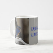 Snowy Eastern Bluebird Mok (Voorkant links)