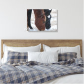 Snowy Eats Canvas Afdruk (Insitu (Slaapkamer))