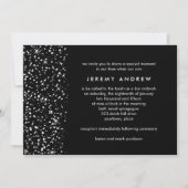 Snowy Edge Bar of Bat Mitzvah Kaart (Voorkant)