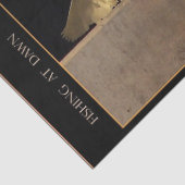 Snowy Egret Birds Wetlands Dawn Weefpapier Tissuepapier (Detail)