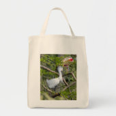 Snowy Egret en Roseate Spoonbill Canvas tas (Voorkant)