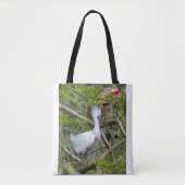 Snowy Egret en Roseate Spoonbill Canvas tas 2 (Voorkant)