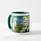 Snowy Egret Good Morning Mok (Voorkant links)