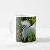 Snowy Egret Koffiemok (Voorkant links)