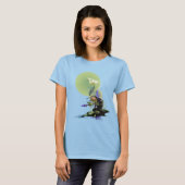 SNOWY EGRET KOI FISH POND SERENITY T-SHIRT (Voorkant volledig)